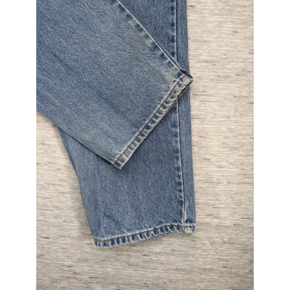 Vtg Levi's Relaxed Fit Jeans Straight Leg Denim Pants Casual Classic 40x32 STAIN